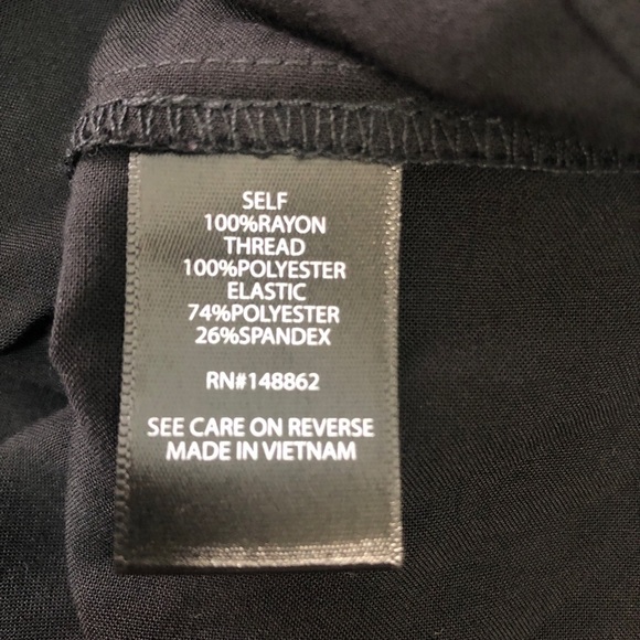 Torrid Black Challis & Colorful Zigzag Smocked Babydoll Cami 0 - Picture 6 of 6